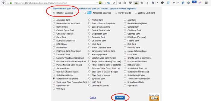 Select Net Banking