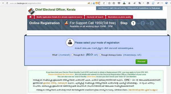 How to Apply Voter ID Card Online Kerala