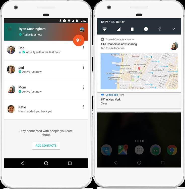 Google's new Trusted Contacts Android App - Share your ...