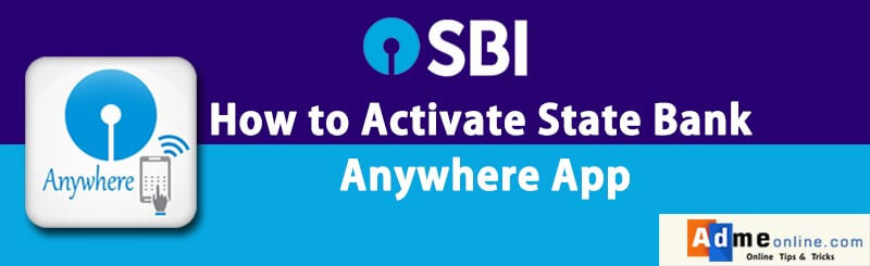 SBI Anywhere App Registration Process