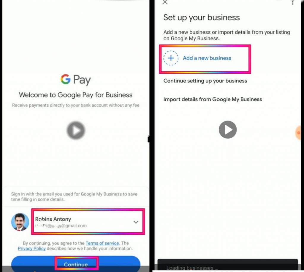 creating a google my business account