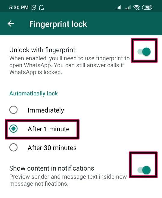 Finger Print Lock