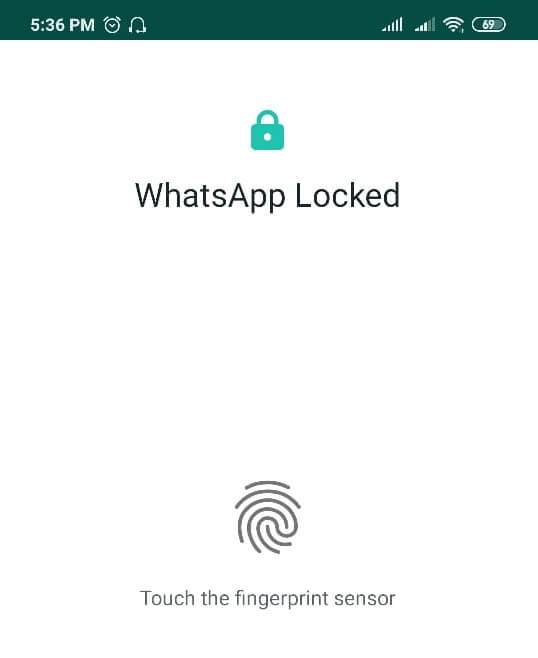 WhatsApp Lock