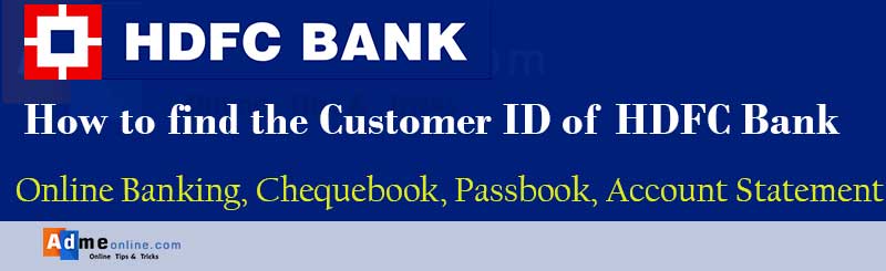 how-to-get-customer-id-of-hdfc-bank-hdfc-customer-id-youtube