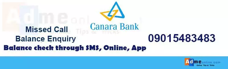 check account balance canara bank