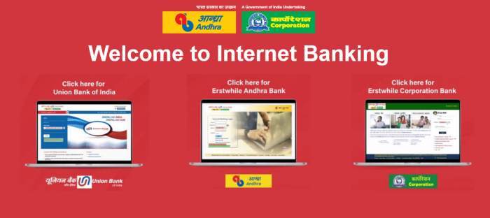 Andhra bank Net banking login