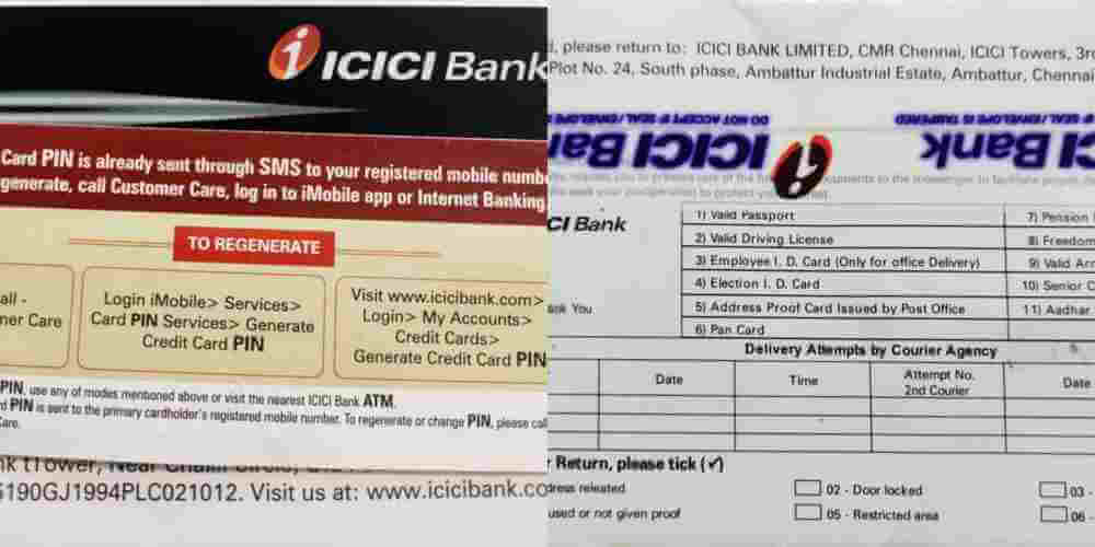 icici pin generation for credit card
