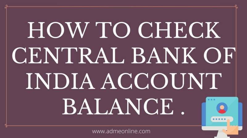 central bank of india balance check toll free no