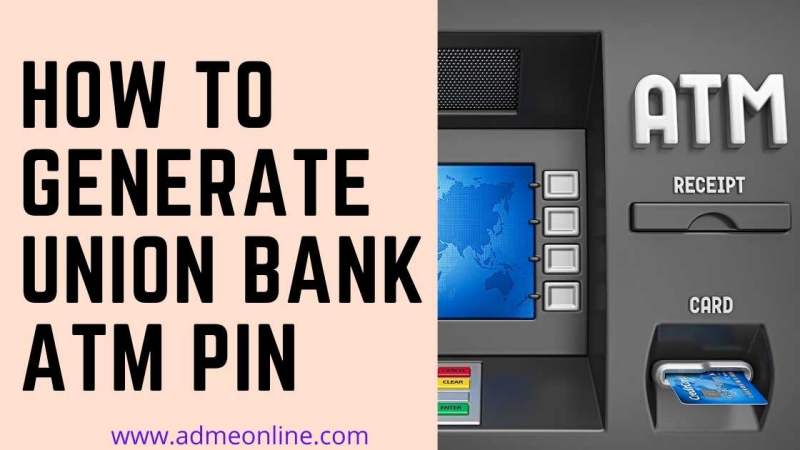 how to set pin for union bank debit card