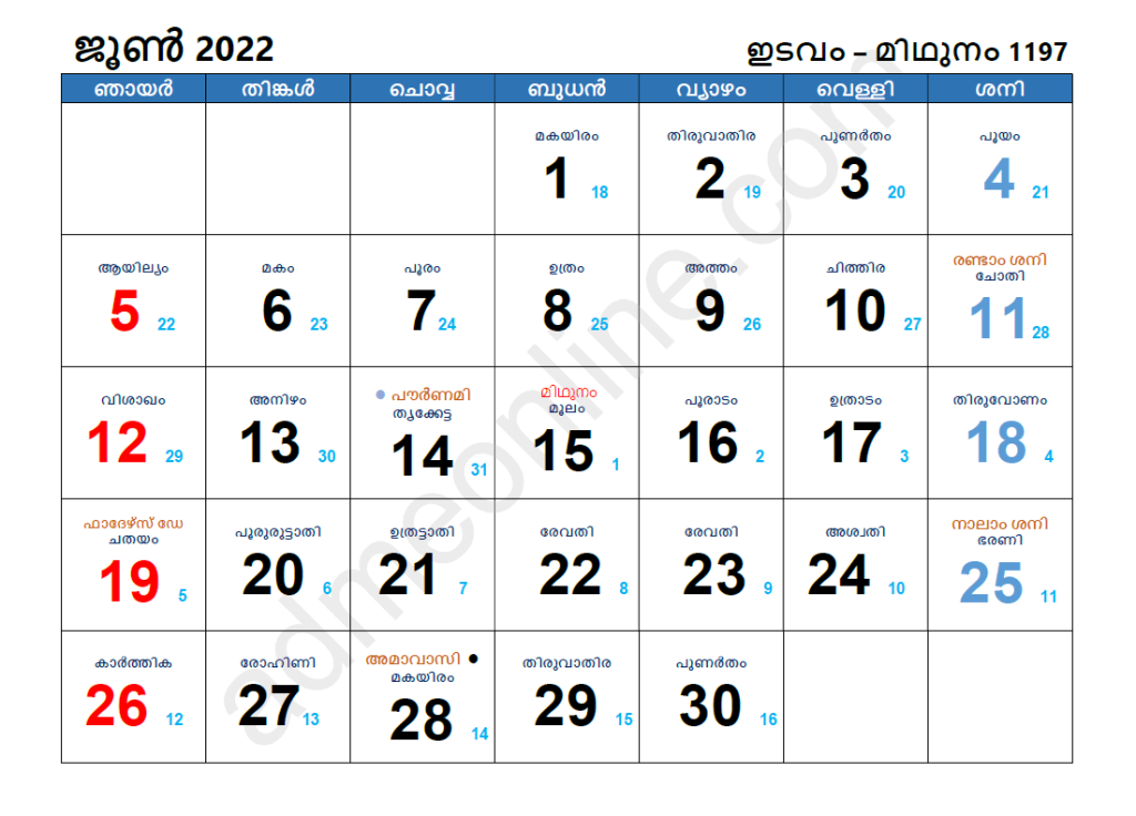 Download Malayalam Calendar 22 മലയ ള കലണ ടർ 22