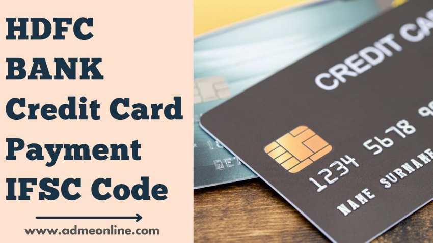 What is the HDFC Credit Card Payment IFSC Code