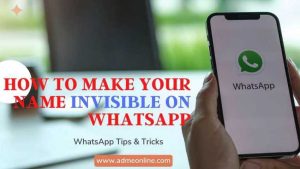 How to Make your name invisible on WhatsApp