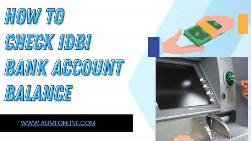 How to check IDBI Bank Account Balance