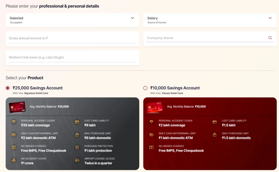 open an IDFC Savings Account Online