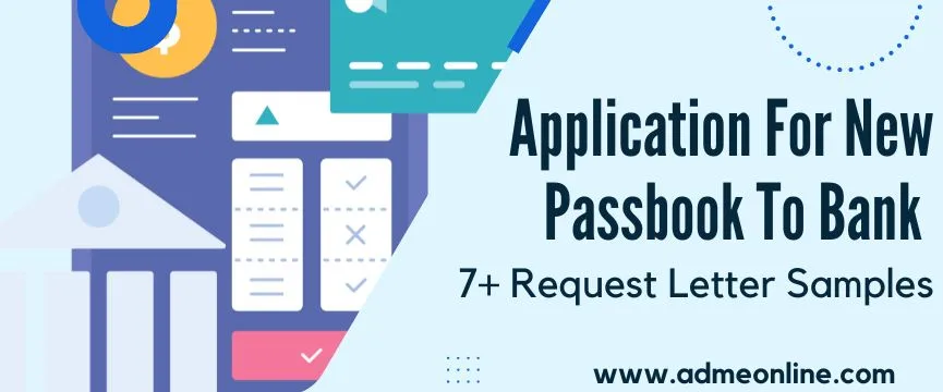 Application Format For New Bank Passbook