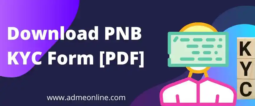 pnb kyc form pdf