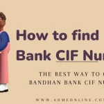 bandhan bank cif number