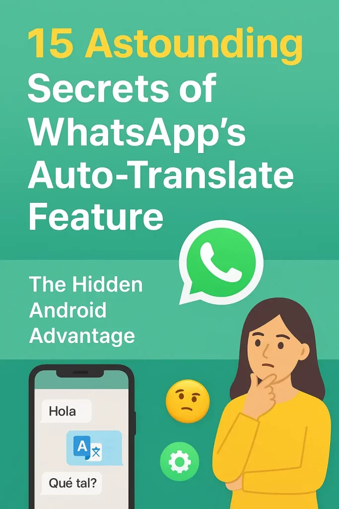 WhatsApp's Auto-Translate Feature